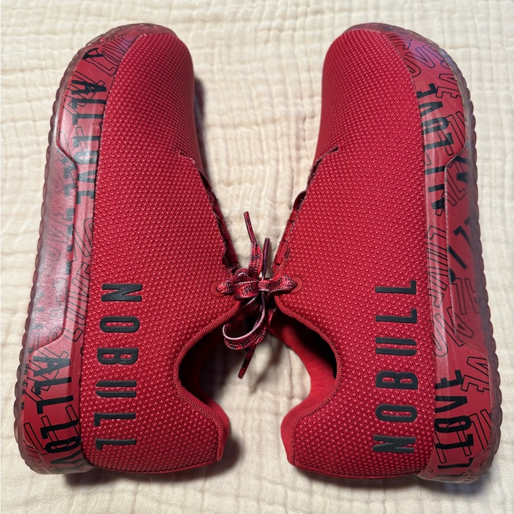 NOBULL Bold Red Trainers